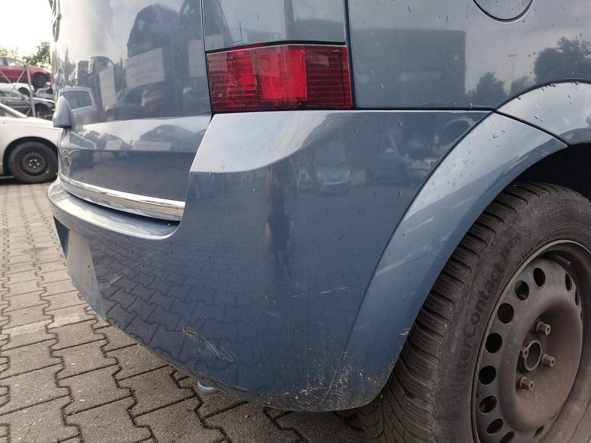 Opel Meriva A original Sto&szlig;stange Stossf&auml;nger hinten Blaumetallic Z21T Eisenherz Bj.2008